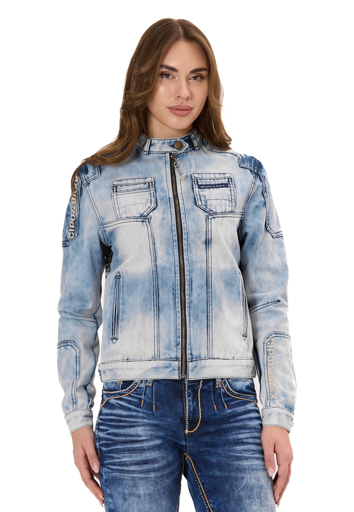 WJ233 Kadın Kot Ceket – Modern Kesim & Şık Detaylarla Trend Görünüm