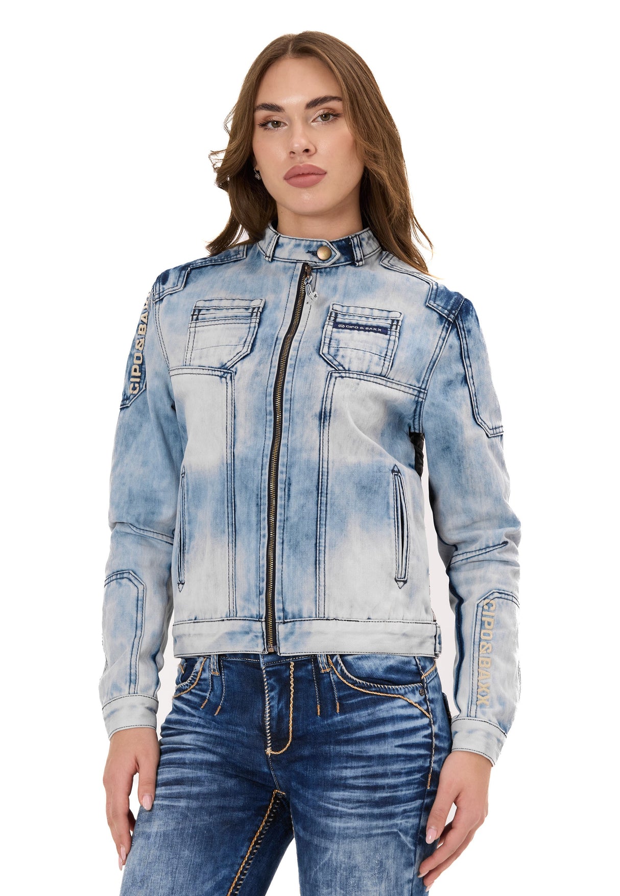 WJ233 Kadın Kot Ceket – Modern Kesim & Şık Detaylarla Trend Görünüm