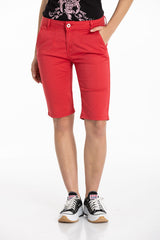Kadın Bermuda Şort Slim Fit Pamuklu Casual Yazlık Kadın Şort WK186