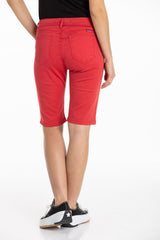 Kadın Bermuda Şort Slim Fit Pamuklu Casual Yazlık Kadın Şort WK186