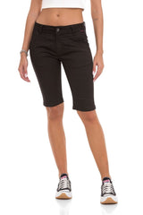 Kadın Bermuda Şort Slim Fit Pamuklu Casual Yazlık Kadın Şort WK186