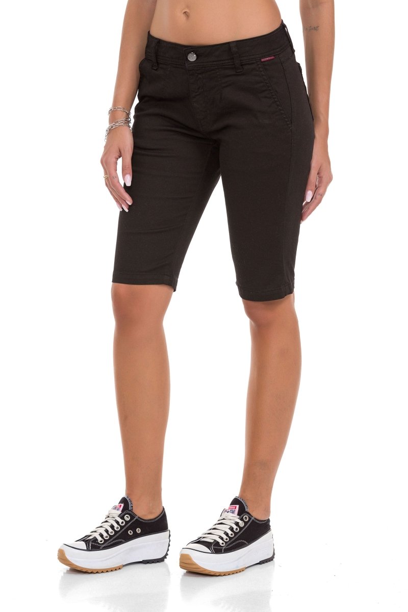 Kadın Bermuda Şort Slim Fit Pamuklu Casual Yazlık Kadın Şort WK186