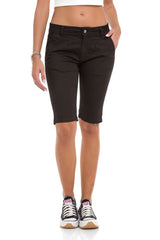 Kadın Bermuda Şort Slim Fit Pamuklu Casual Yazlık Kadın Şort WK186