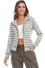 WL348  Kadın Zip Sweatshirt