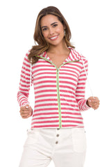 WL348  Kadın Zip Sweatshirt