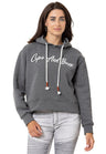 Kadın Basic Grafik Baskılı Uzun Kollu Sweatshirt WL351