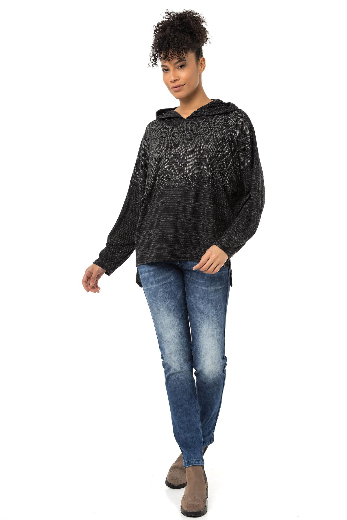Kadın Sweatshirt – Regular Fit Günlük Şık ve Rahat Tasarım WL356