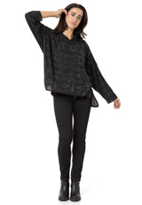 Kadın Modern Tasarımlı Uzun Kollu Günlük Sweatshirt WL357