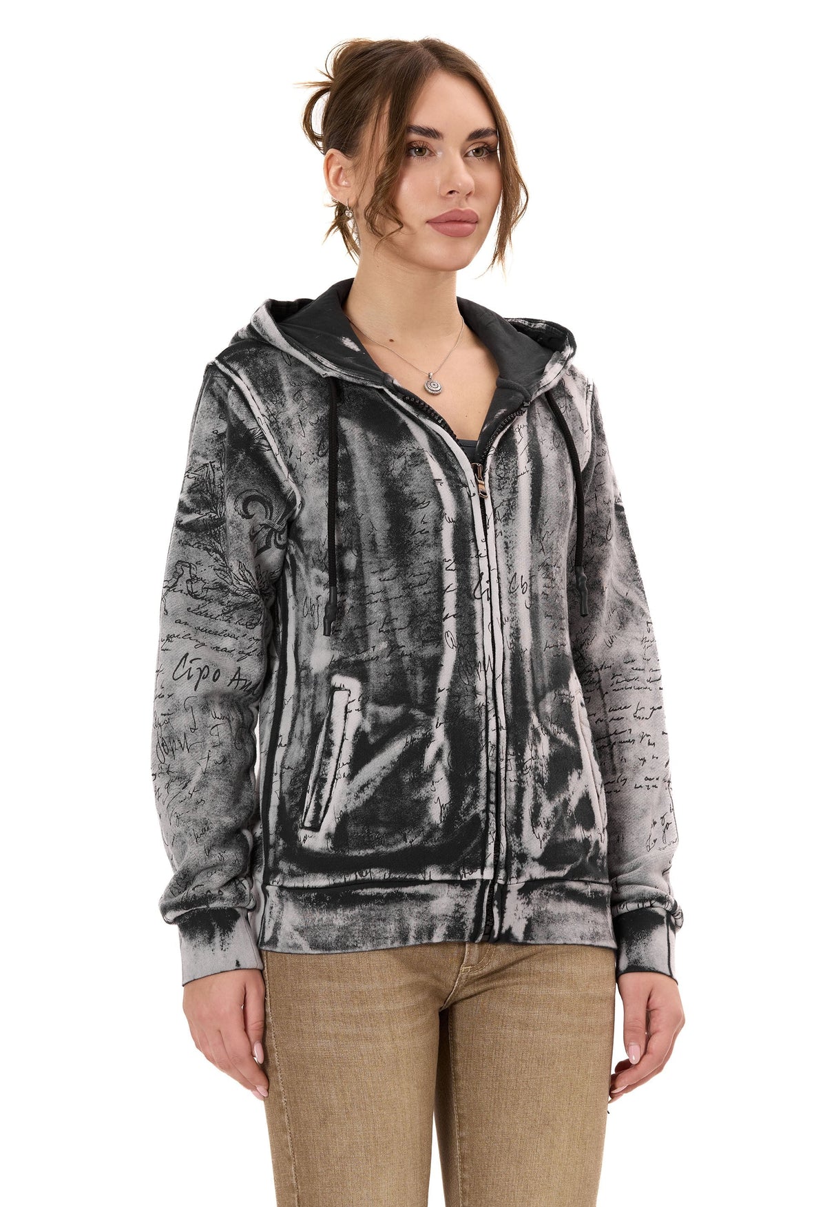 Kadın Hoodie Sweatjacket – Şık, Rahat ve Modern Tasarım WL379