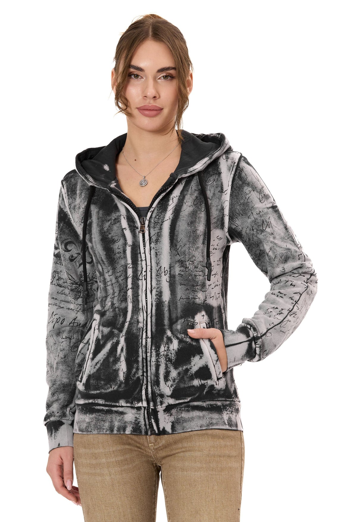 Kadın Hoodie Sweatjacket – Şık, Rahat ve Modern Tasarım WL379
