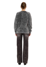 Kadın Sweatshirt Modern Tasarımlı Uzun Kollu Günlük Sweatshirt WL381