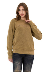 Kadın Sweatshirt Modern Tasarımlı Uzun Kollu Günlük Sweatshirt WL381