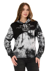 Kadın Kapüşonlu Sweatshirt – Batik desenli WL382
