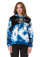 Kadın Kapüşonlu Sweatshirt – Batik desenli WL382